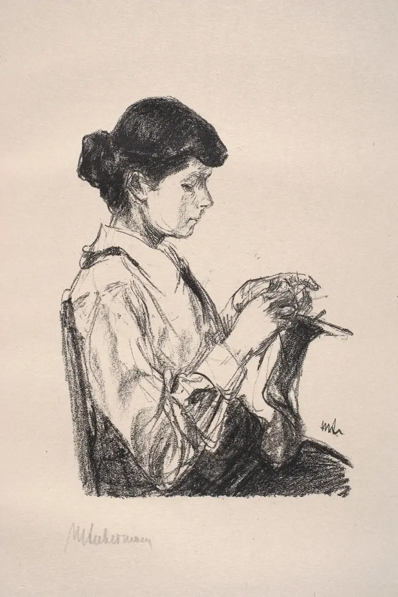 Schlesiska flickan av Max Liebermann