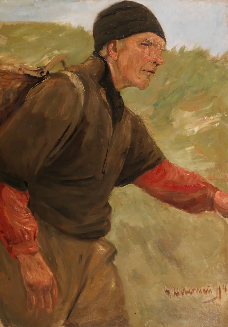 Kráčející sedlák, Max Liebermann