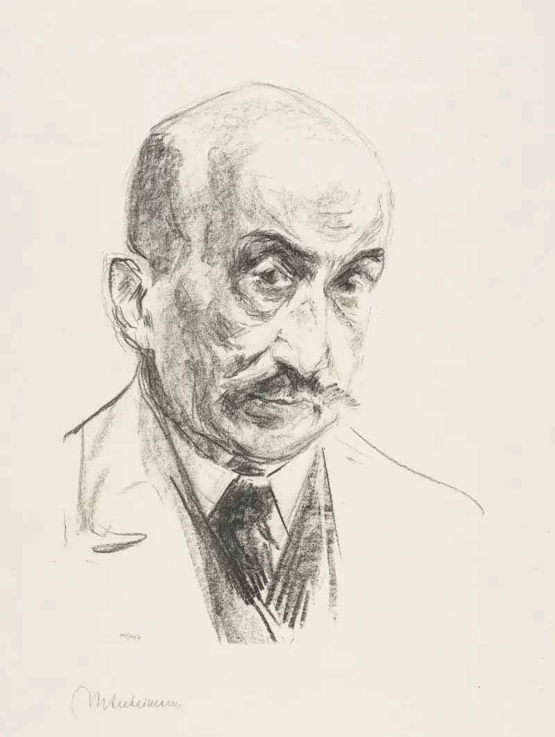 Självporträtt av Max Liebermann