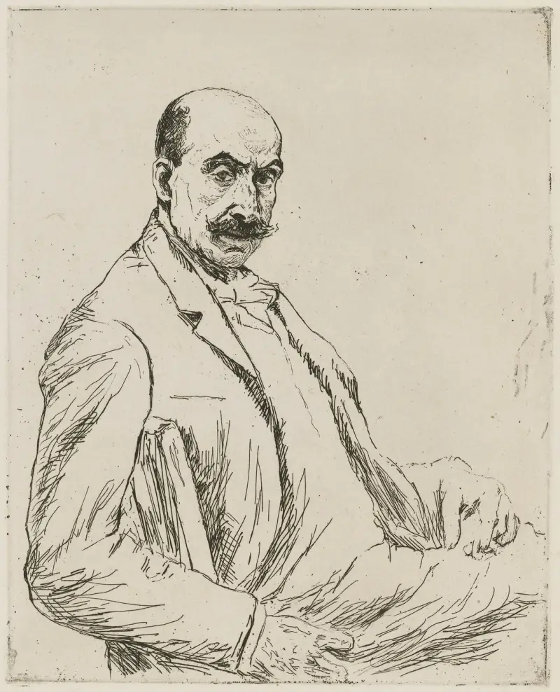 Självporträtt av Max Liebermann