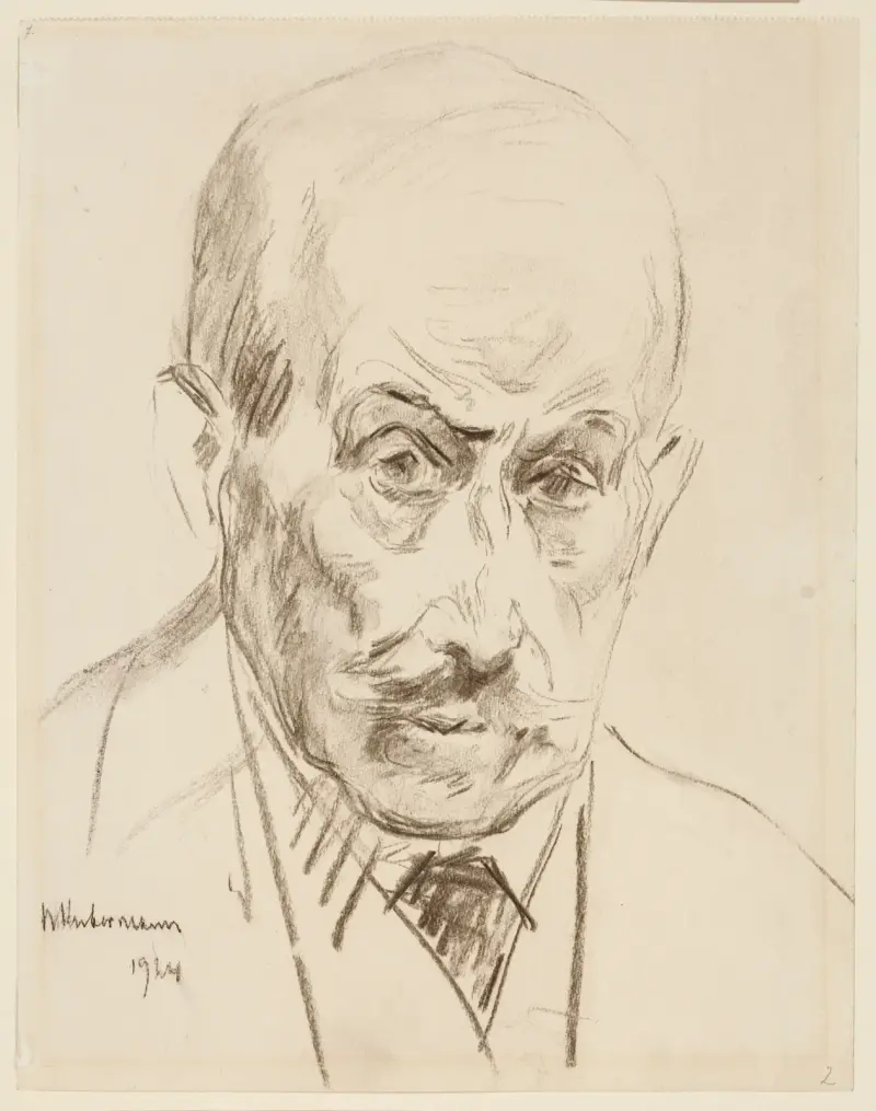 Självporträtt av Max Liebermann