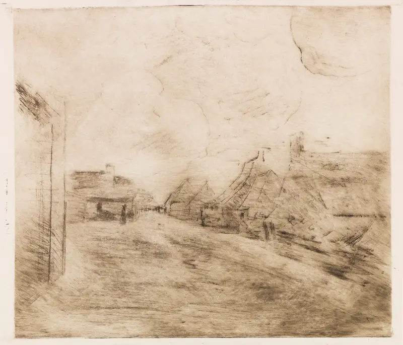 Gata i Zandvoort av Max Liebermann