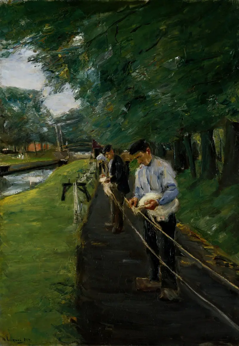 Repslagarbanan i Edam av Max Liebermann