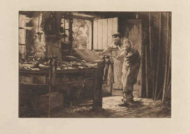 Opuszczony ołtarz, Max Liebermann
