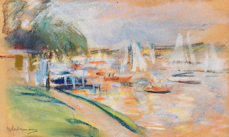 Wannsee av Max Liebermann