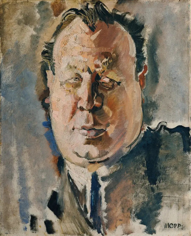 Der Schauspieler Emil Jannings av Max Oppenheimer