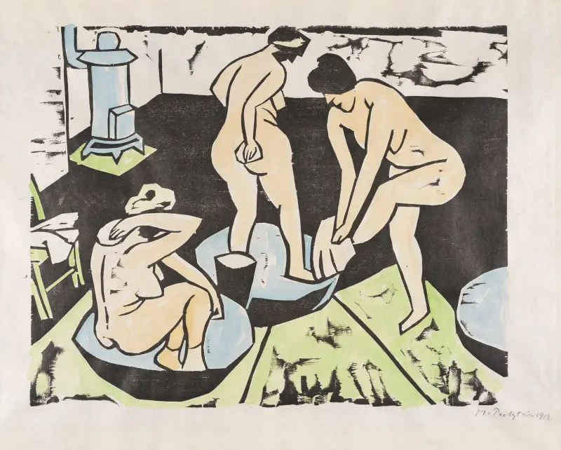 Badende XI, Hermann Max Pechstein