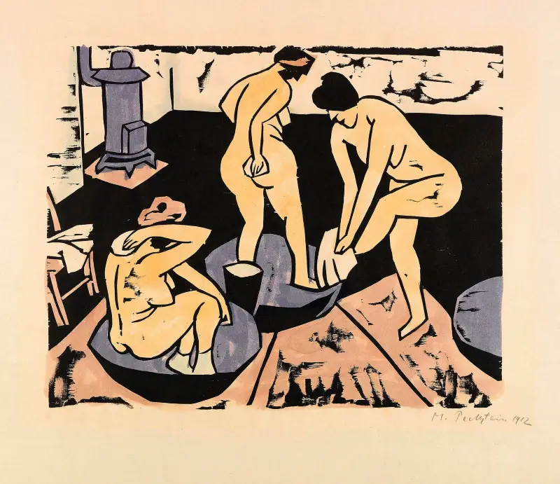 Bathers XI, Hermann Max Pechstein