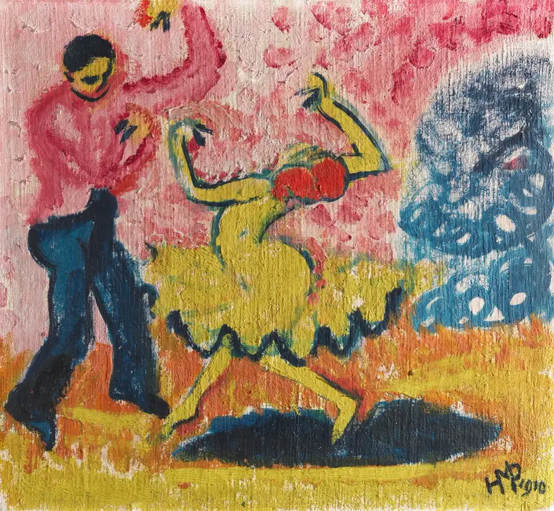 Tänzerin von Hermann Max Pechstein