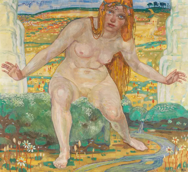 Källan av Hermann Max Pechstein