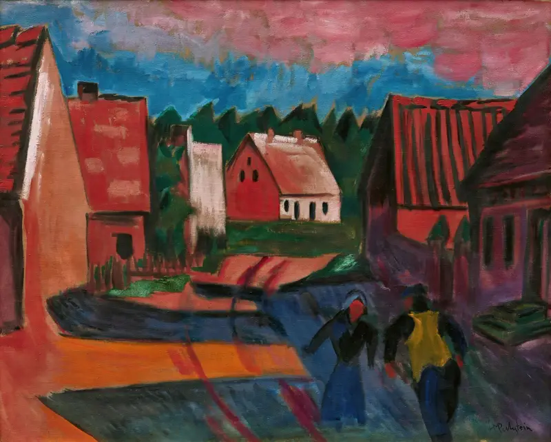 Dorfhäuser, Hermann Max Pechstein