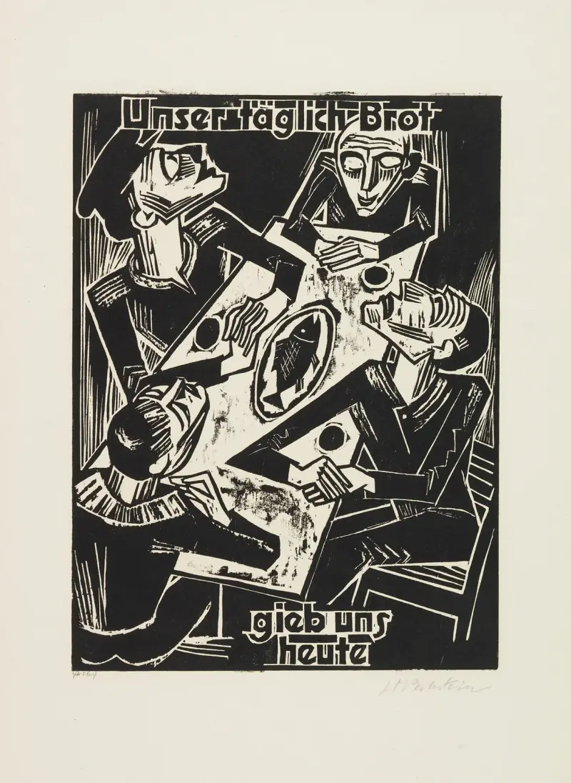 Ge oss i dag vårt dagliga bröd av Hermann Max Pechstein