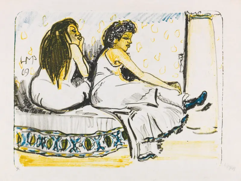 In the Harem von Hermann Max Pechstein