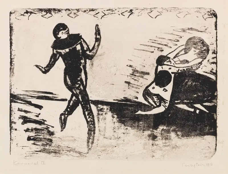 Karneval IX, Hermann Max Pechstein