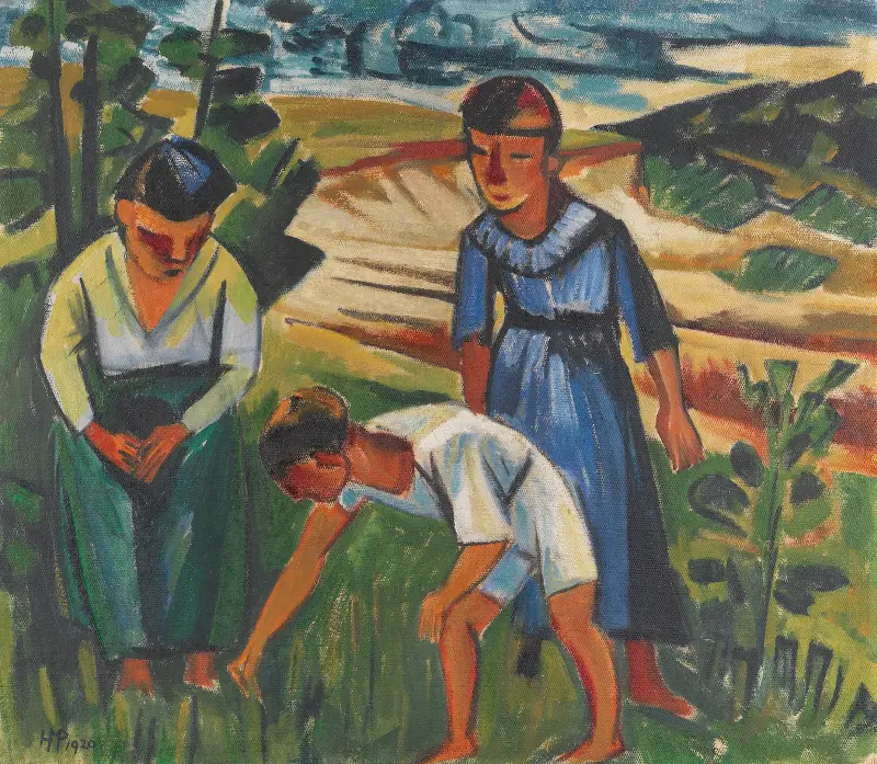 Outdoors, Hermann Max Pechstein