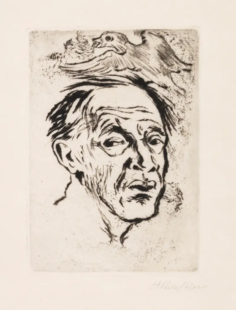 Self-portrait, Hermann Max Pechstein