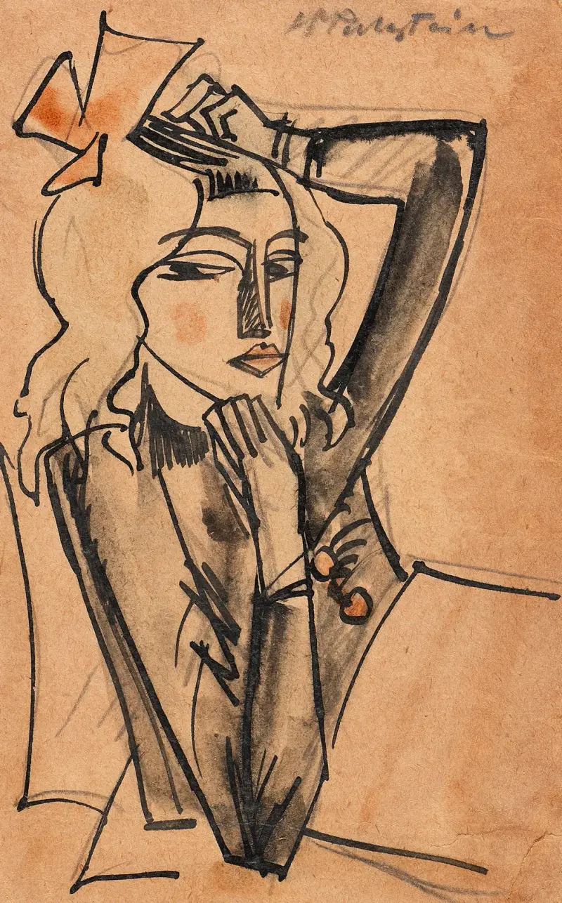Sick Girl, Hermann Max Pechstein