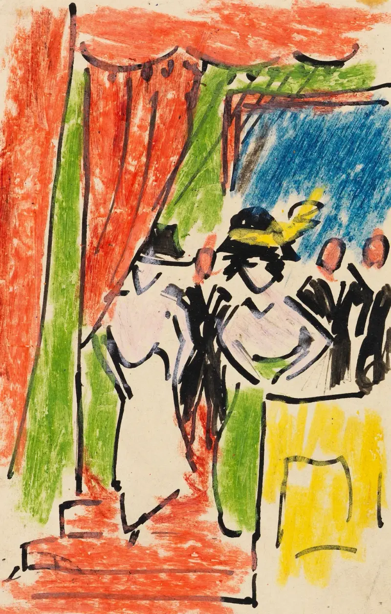 Soirée, Hermann Max Pechstein