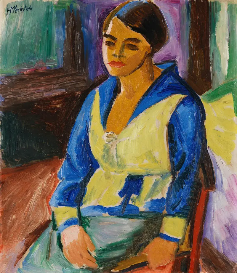 The Chinese jacket, Hermann Max Pechstein