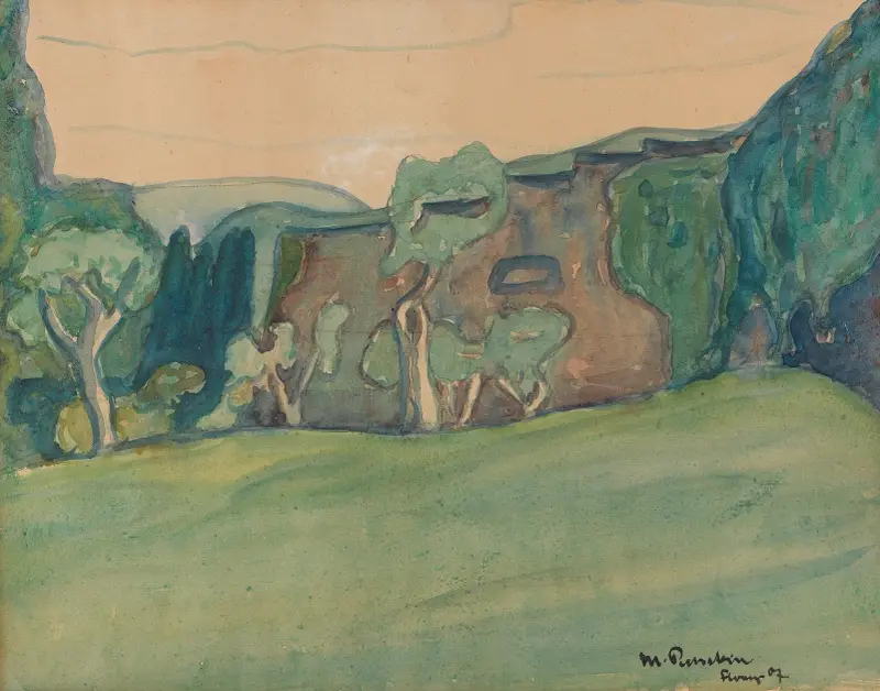 The Forest Glade, Hermann Max Pechstein