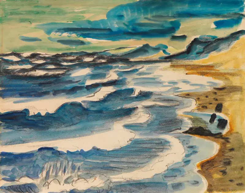 Turbulent Sea, Hermann Max Pechstein