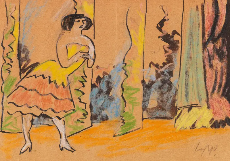 Varieté av Hermann Max Pechstein
