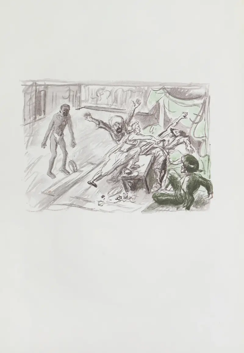 Ali Baba und die vierzig Räuber Pl.15 av Max Slevogt
