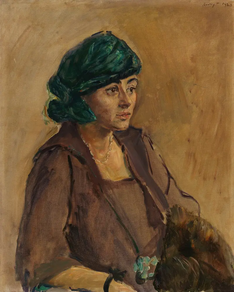 Portrét dámy, Max Slevogt