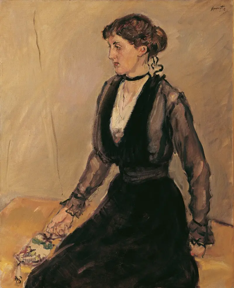 Fräulein Eva Steinbarth av Max Slevogt