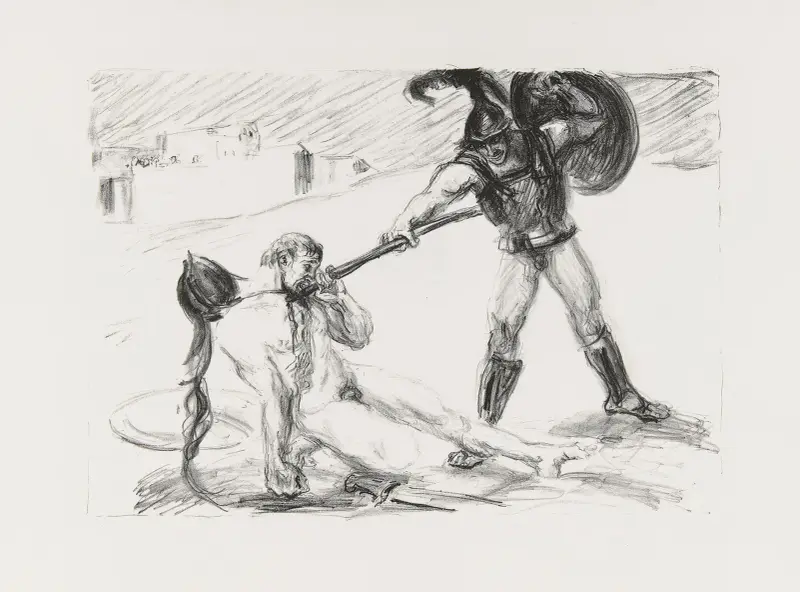 Hektors Tod von Max Slevogt