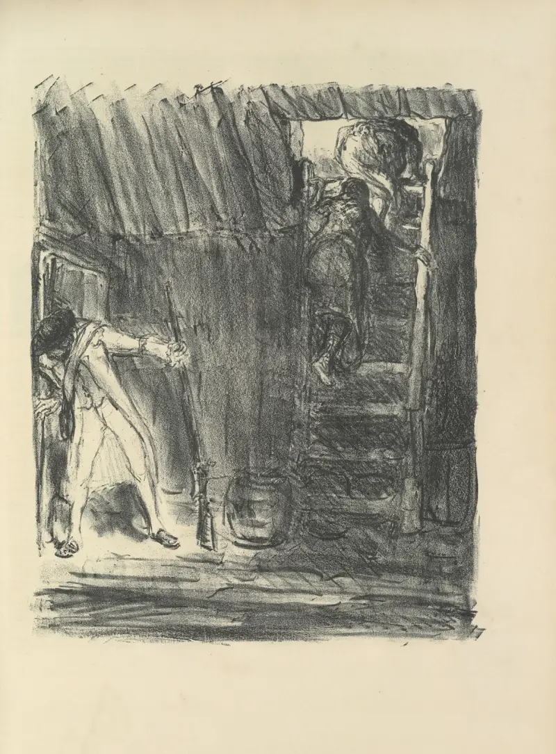 Lederstumpf-Erzählungen Pl.31 av Max Slevogt