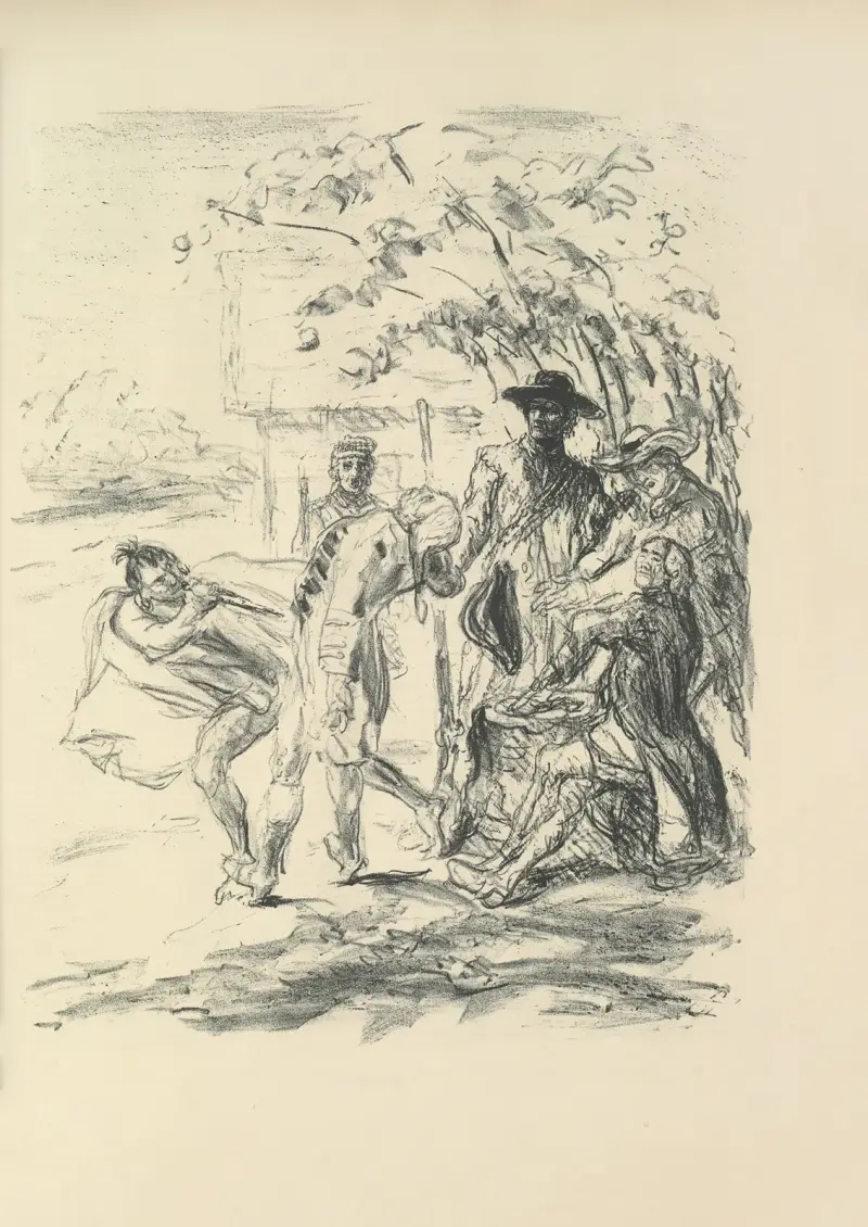 Lederstumpf-Erzählungen Pl.32 av Max Slevogt