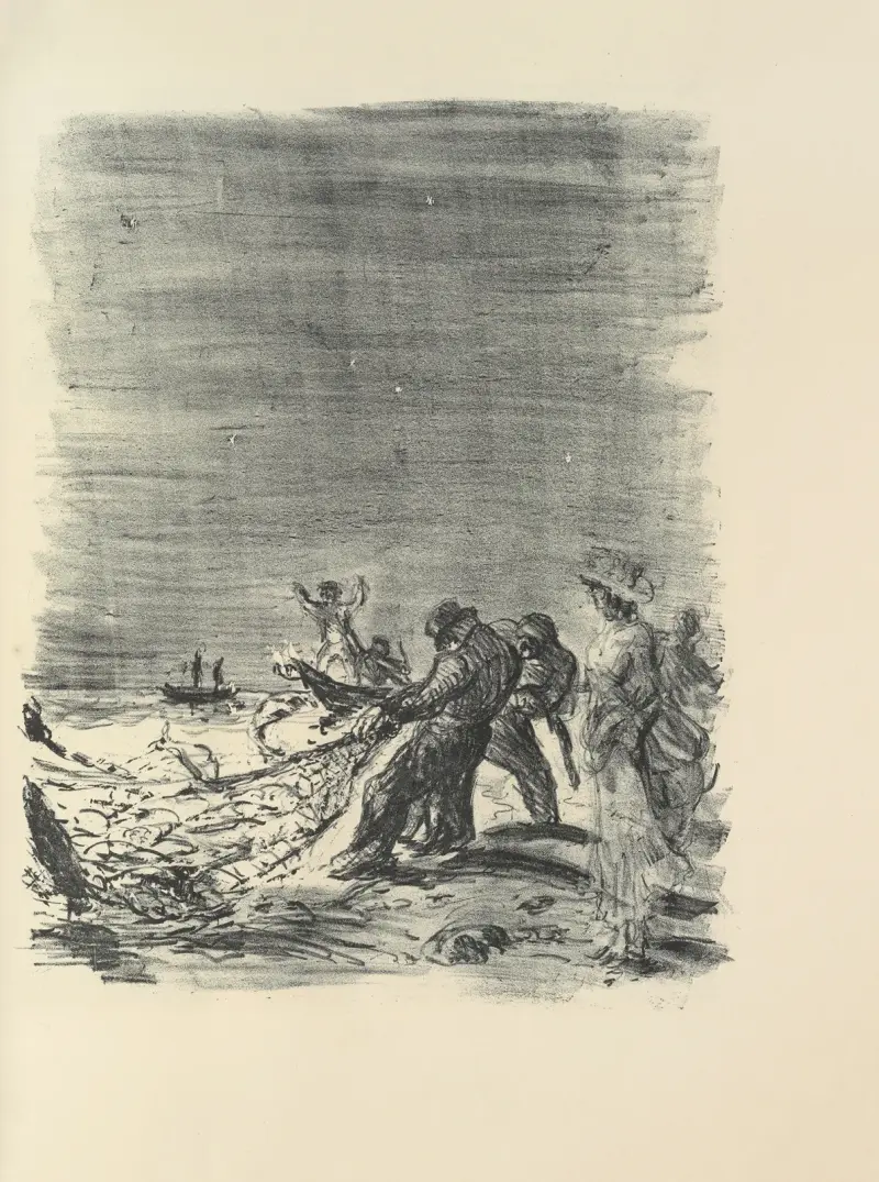 Lederstumpf-Erzählungen Pl.36 av Max Slevogt