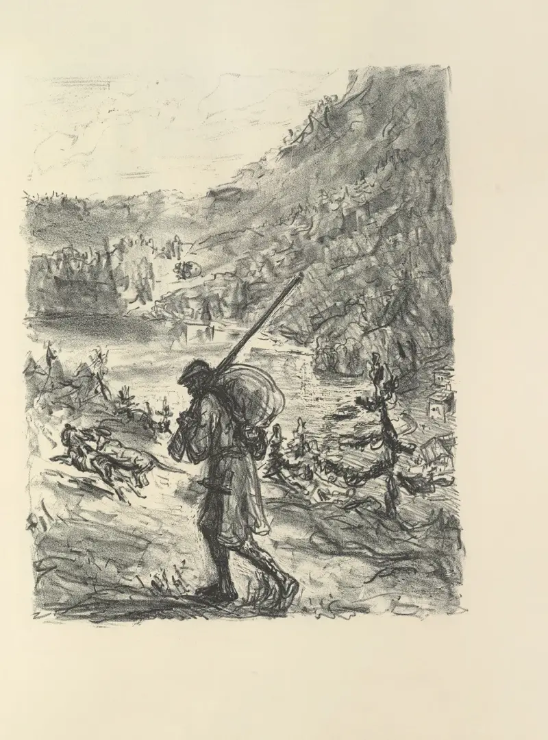 Lederstumpf-Erzählungen Pl.43 av Max Slevogt