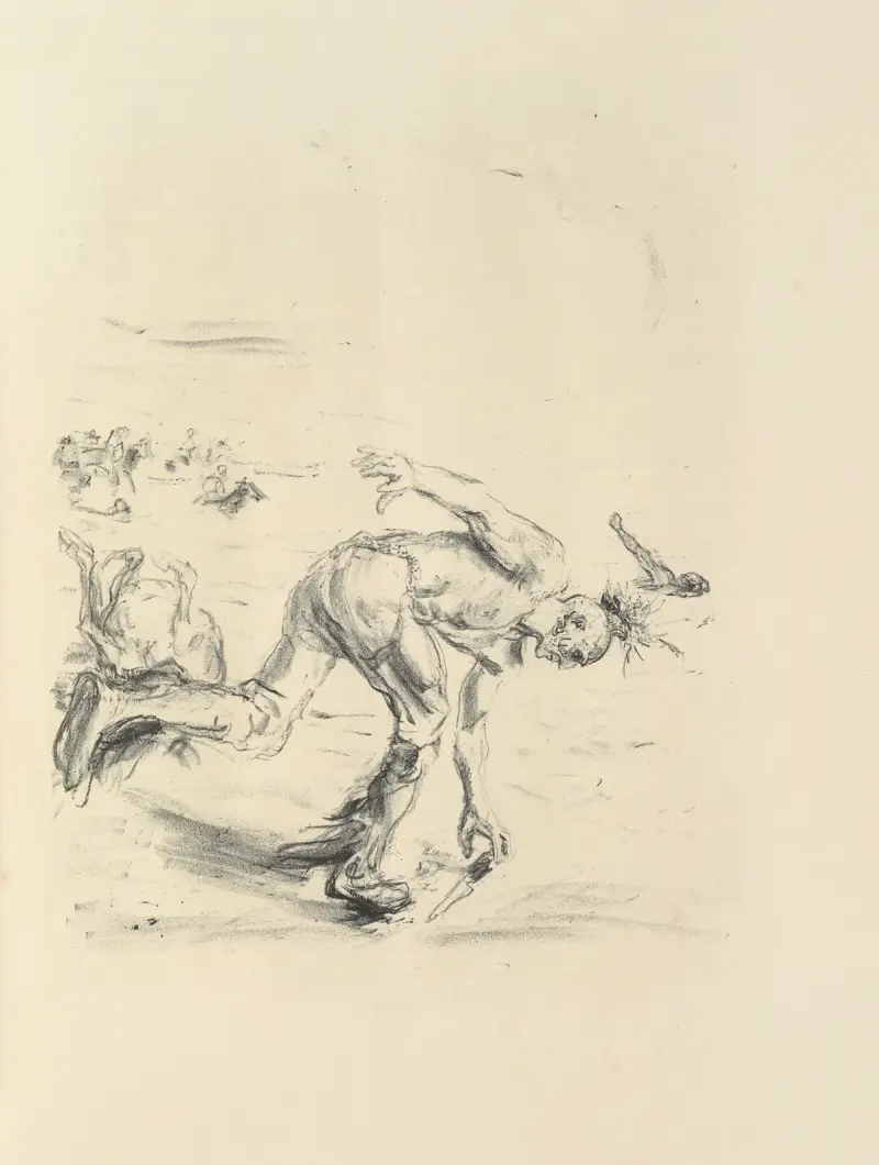 Lederstumpf-Erzählungen Pl.50 av Max Slevogt