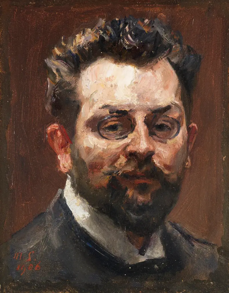 Selbstporträt von Max Slevogt