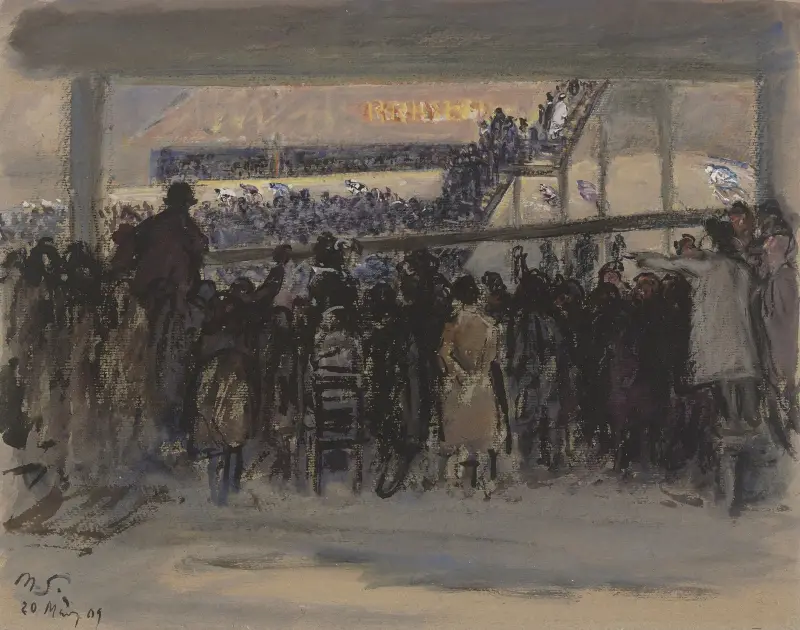 Sechstagerennen in Berlin von Max Slevogt