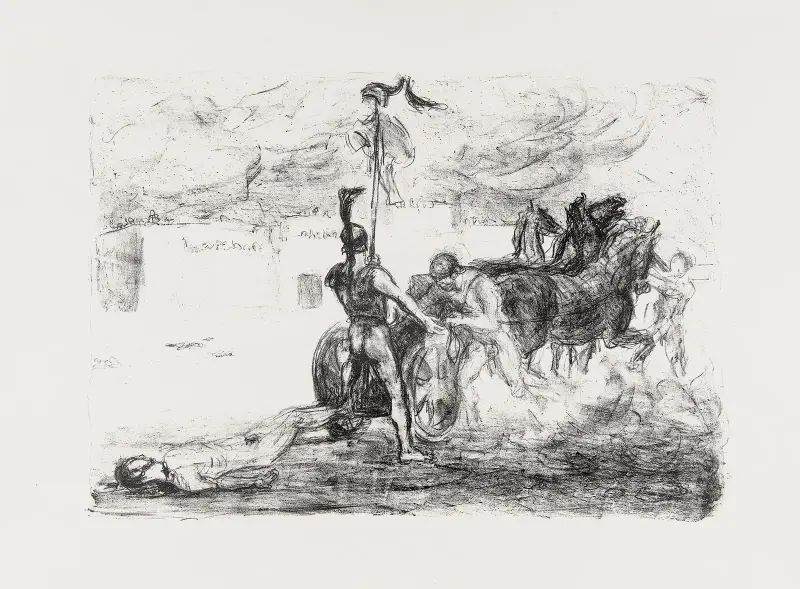 Triumph des Achill von Max Slevogt