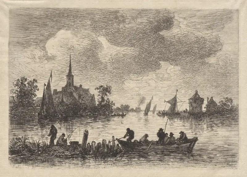 Ufer der Maas von Maxime Lalanne