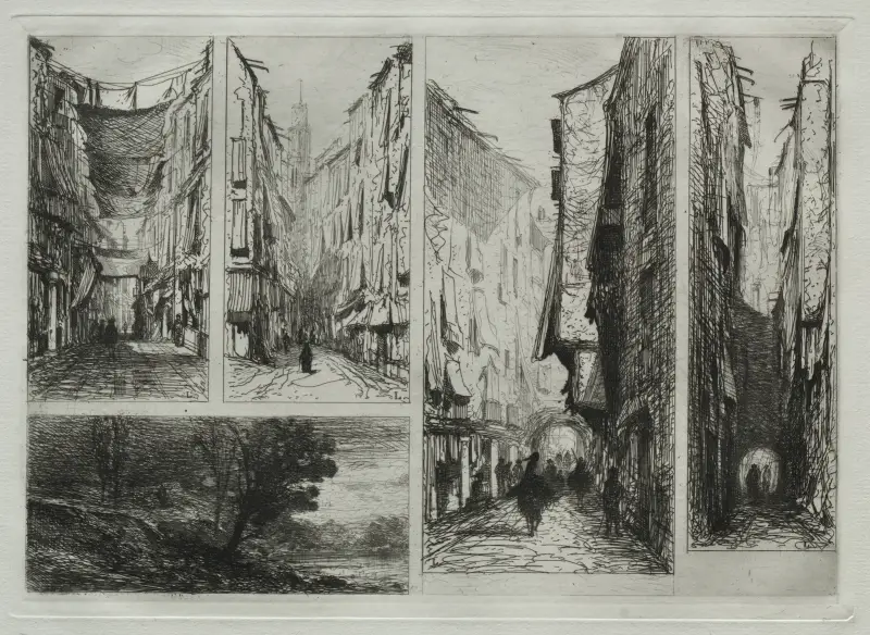 Bordeaux, 1853 von Maxime Lalanne
