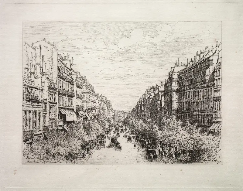 Boulevard Montmartre von Maxime Lalanne