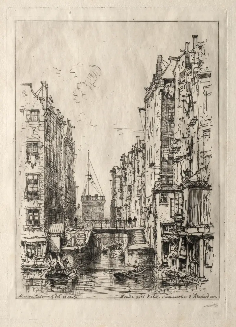 Altstadt von Amsterdam von Maxime Lalanne