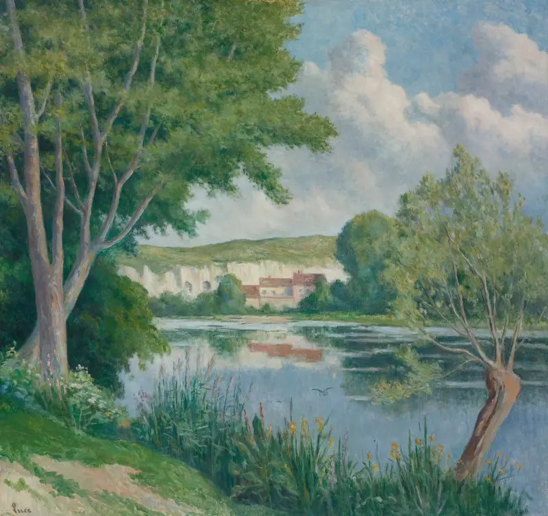 Am Ufer der Seine von Maximilien Luce