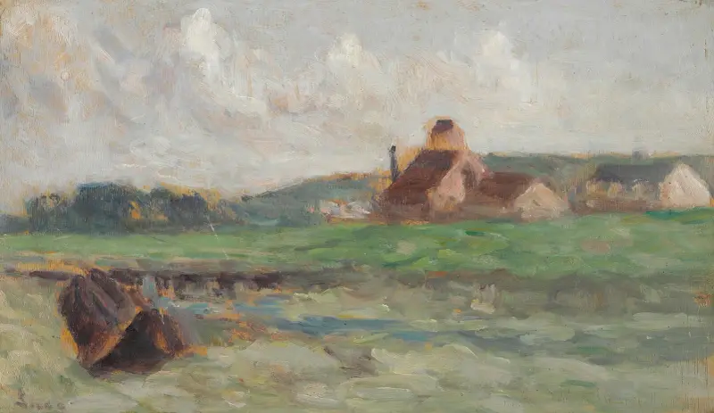 Ufer der Bresle von Maximilien Luce