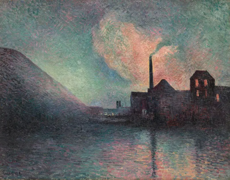 Couillet, La Nuit av Maximilien Luce