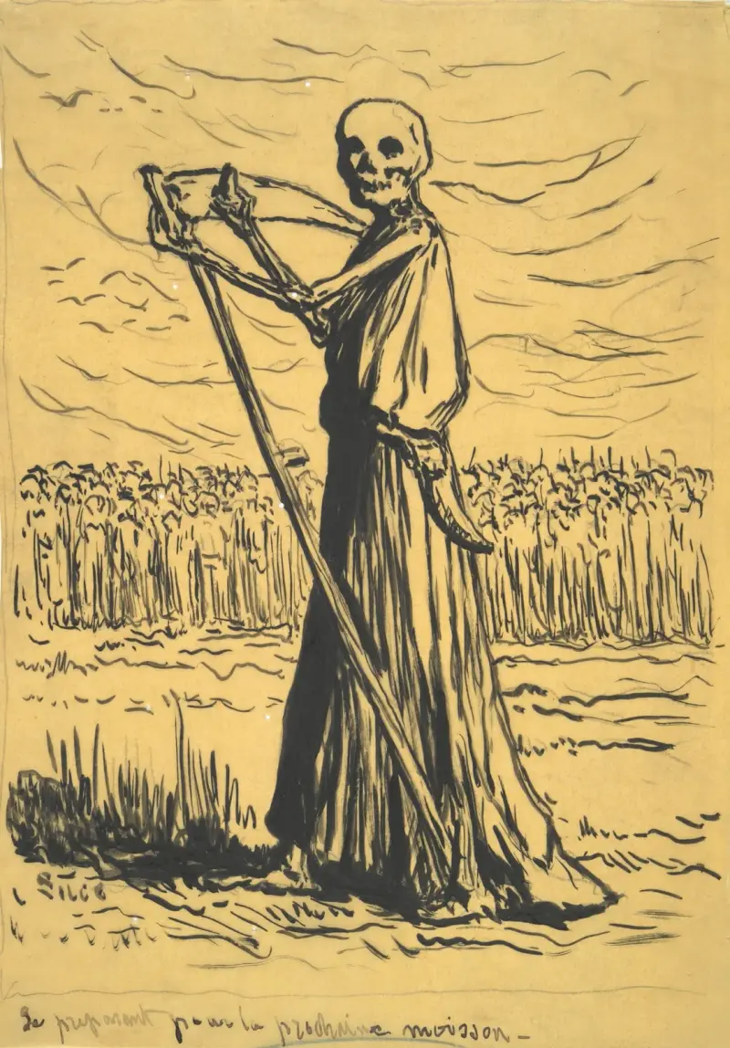 Smrt jako žnec, Maximilien Luce