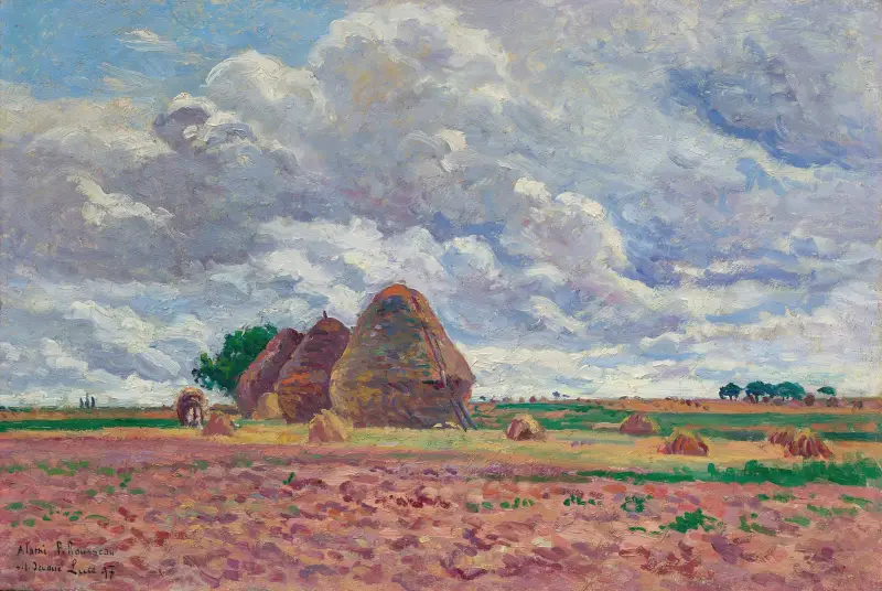 Éragny, stogi, Maximilien Luce