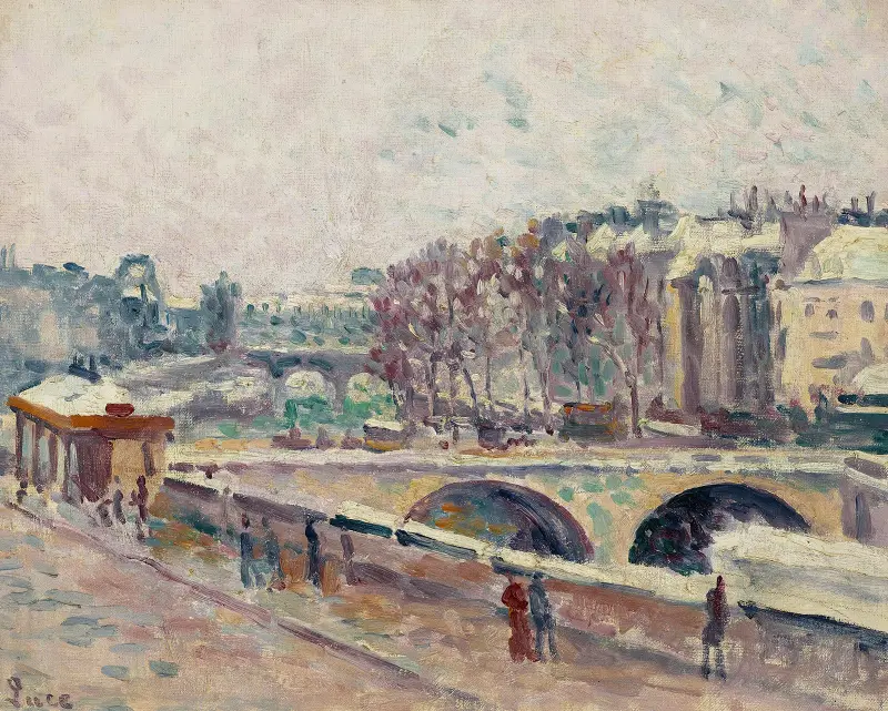 Nábřeží Saint-Michel – č. 2, Maximilien Luce