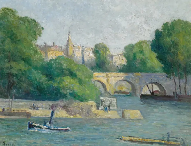 Le Vert Gallant, Maximilien Luce