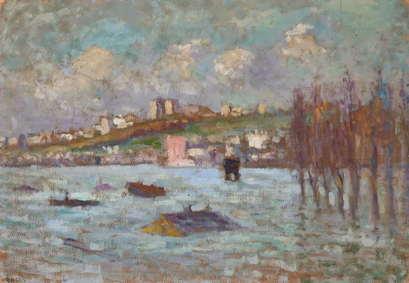 Povodeň, Maximilien Luce